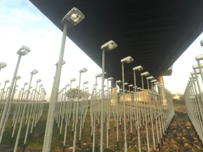 Street Light 3 Low-Poly Version Low-poly 3D model