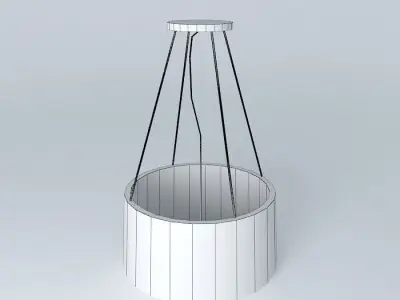 Round pendant lamp 206 - Accord Free 3D model