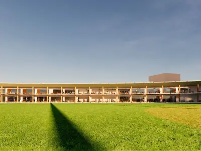 driving range golf 3D model