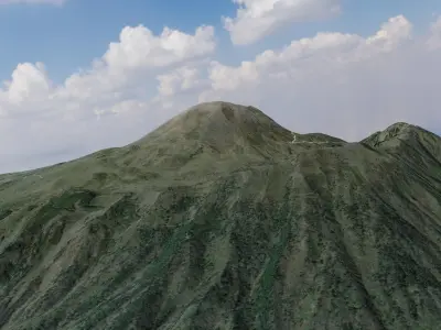 3D model of the Italian volcano Vesuvio 3D model