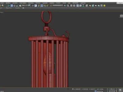 Mark D Sikes Glass No 1 Wall Sconce Low-poly 3D model