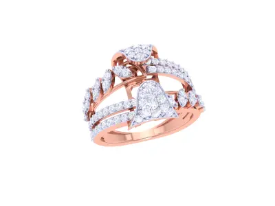 Women Ring Render 3dm STL OBJ FBX Details  3D print model