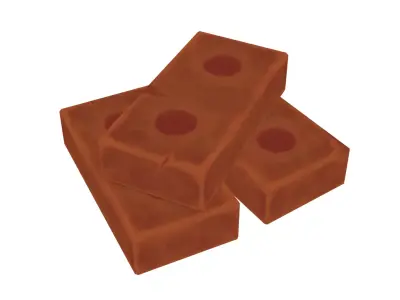 Brick - Hand Painted Free 3D model