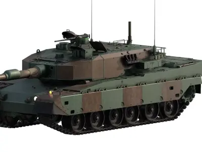 Type 90 tank 3D model