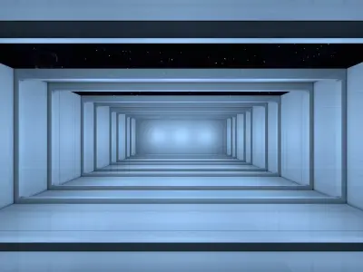 Sci Fi Interior 3D model