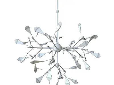 Novelty Colorful Chandelier 3D model