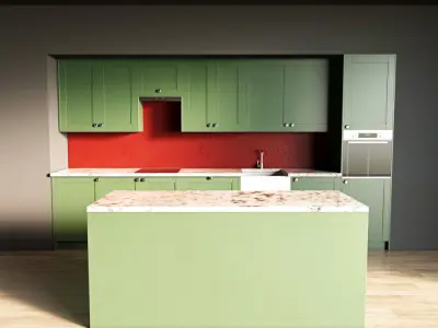70-Kitchen10 matte 6 3D model