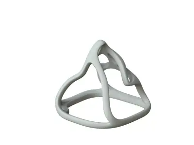 SciFi Cube Object No 62463 Low Poly Shape Low-poly 3D model