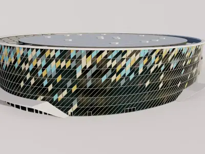 Coca-Cola Arena Dubai UAE  3D model