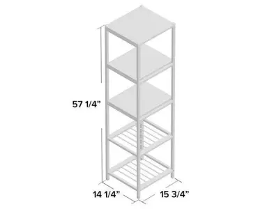 Wilhelmine Bookcase 3D model