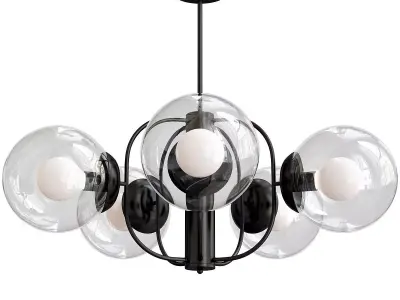 Loft Style Chandelier 3D model