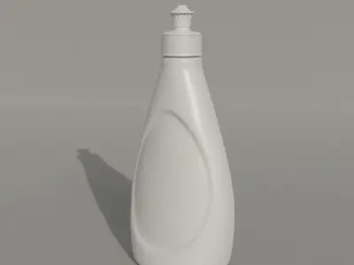 Detergent Bottle Mockup Free low-poly 3D model