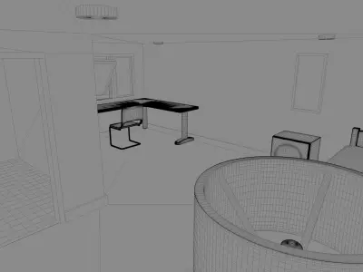 Room Design 3D model