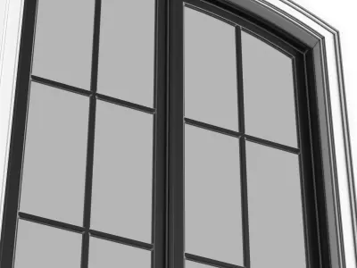 Arched Exterior Window 3D model purchase