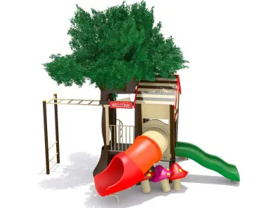 Tree Playground 3D model