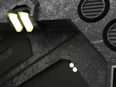 Sci Fi Door 3D model