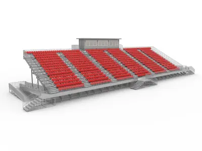Collection Bleachers 11 3D Model Pack