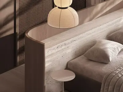Bedroom Interior scene 3D model purchase