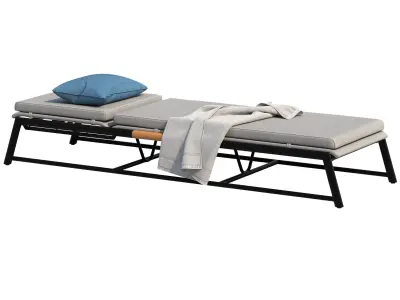 Globewest Antigue Sunbed 3D model