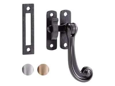 Black Window Sash Door Lock 3D model