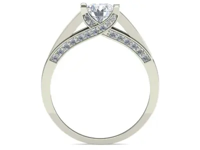 Women Wedding Engagement Ring 3D print model shop