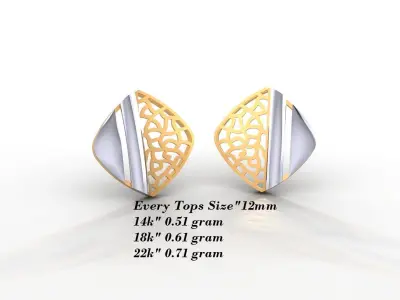 Earrings 50 3D print model