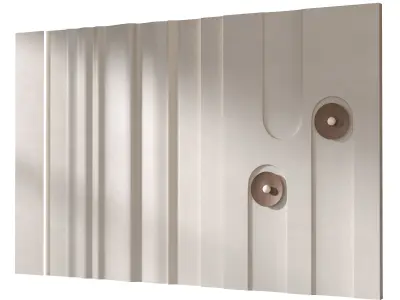 Headboard 3d Wall Panel 03 3D model