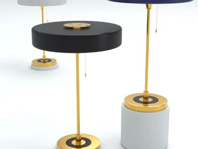 Revolve table lamp 3D model
