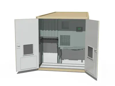 20ft Office Container Version 3 3D model