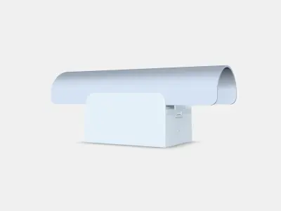 HAVSDUN LED wall lamp Low-poly 3D model