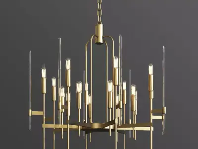 Hudson Valley Bari Chandelier 3D model
