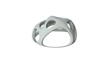 SciFi Cube Object No 48141 Low Poly Shape Low-poly 3D model