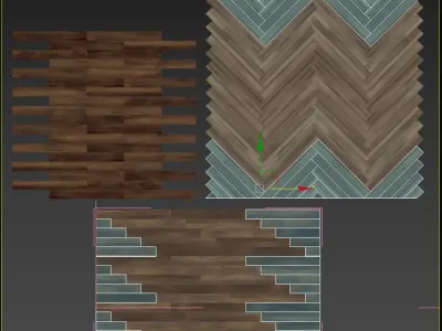 LVT  Vinyl Parquet 2 Texture