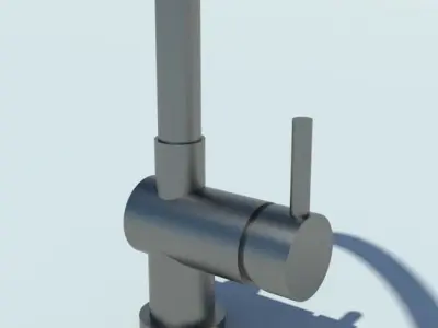 kitchen mixer tap Low-poly 3D model