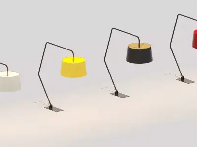 table lamp 3D model 40