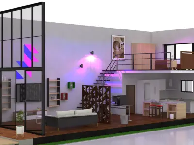 Duplex Home  3D model