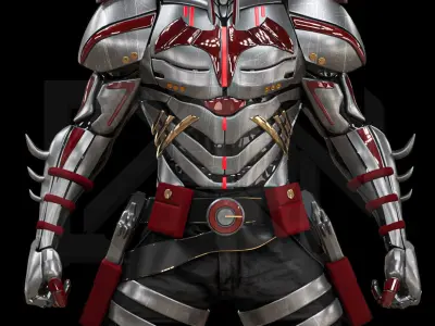 Red Hood Red Ronin 3D model