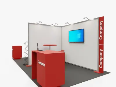 Exhibition stand 3 3D model