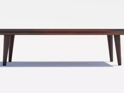 Coffee Table Low-poly 3D model