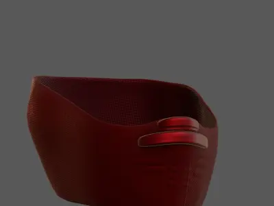 Gas mask helmet 3d model scifi Low-poly  Low-poly 3D model 116