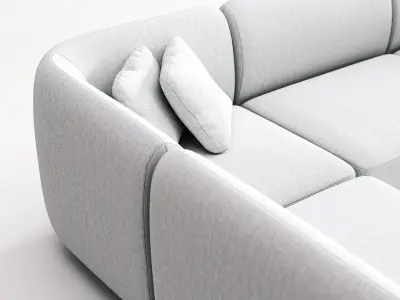 Como Corner Sofa 3D model