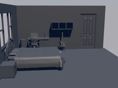 Simple room Free 3D model