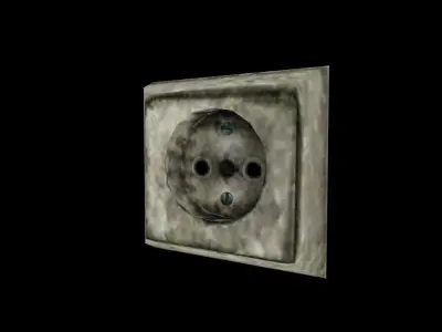 Electrical accesories Free low-poly 3D model