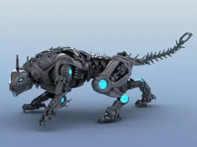 Robot Tiger  3D model