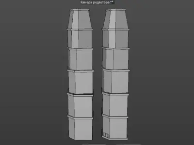 city composite 3D model