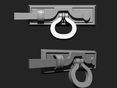 Door Latch IMM Brush Pack 21 in One 3D model