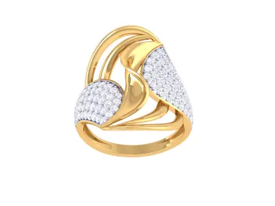  Women Ring MTL 3dm STL OBJ FBX Details 3D print model 77