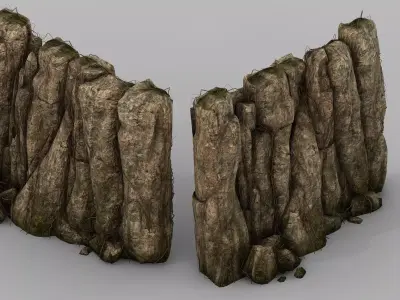 Brutal tribe - Mountain 01 3D model
