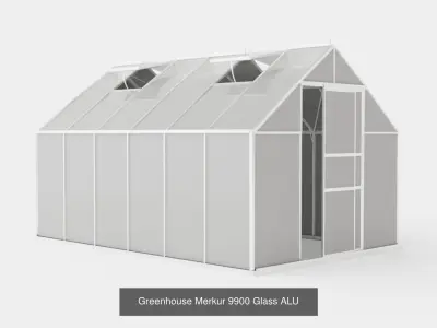 Collection of Greenhouse Merkur ALU - 8 Models 3D Model Pack