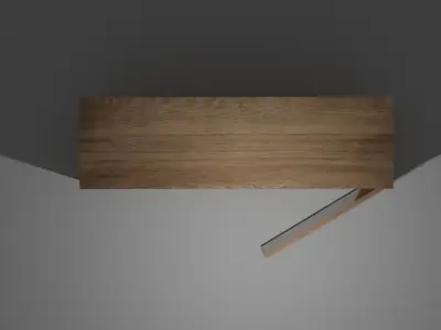Cabinet sideboard Free low-poly 3D model